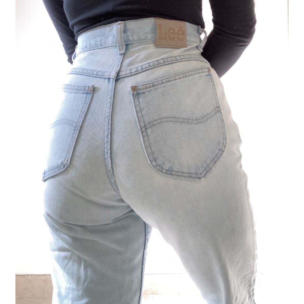 Vintage Light Wash Lee Straight Leg Jeans 32x32
